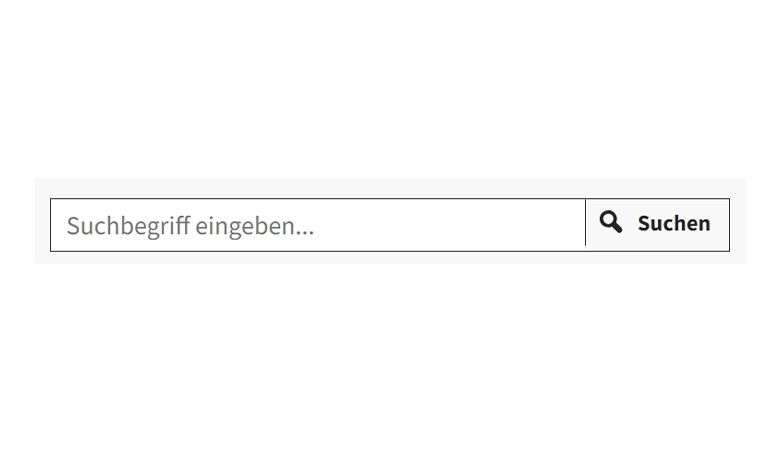 Die Suchleiste 